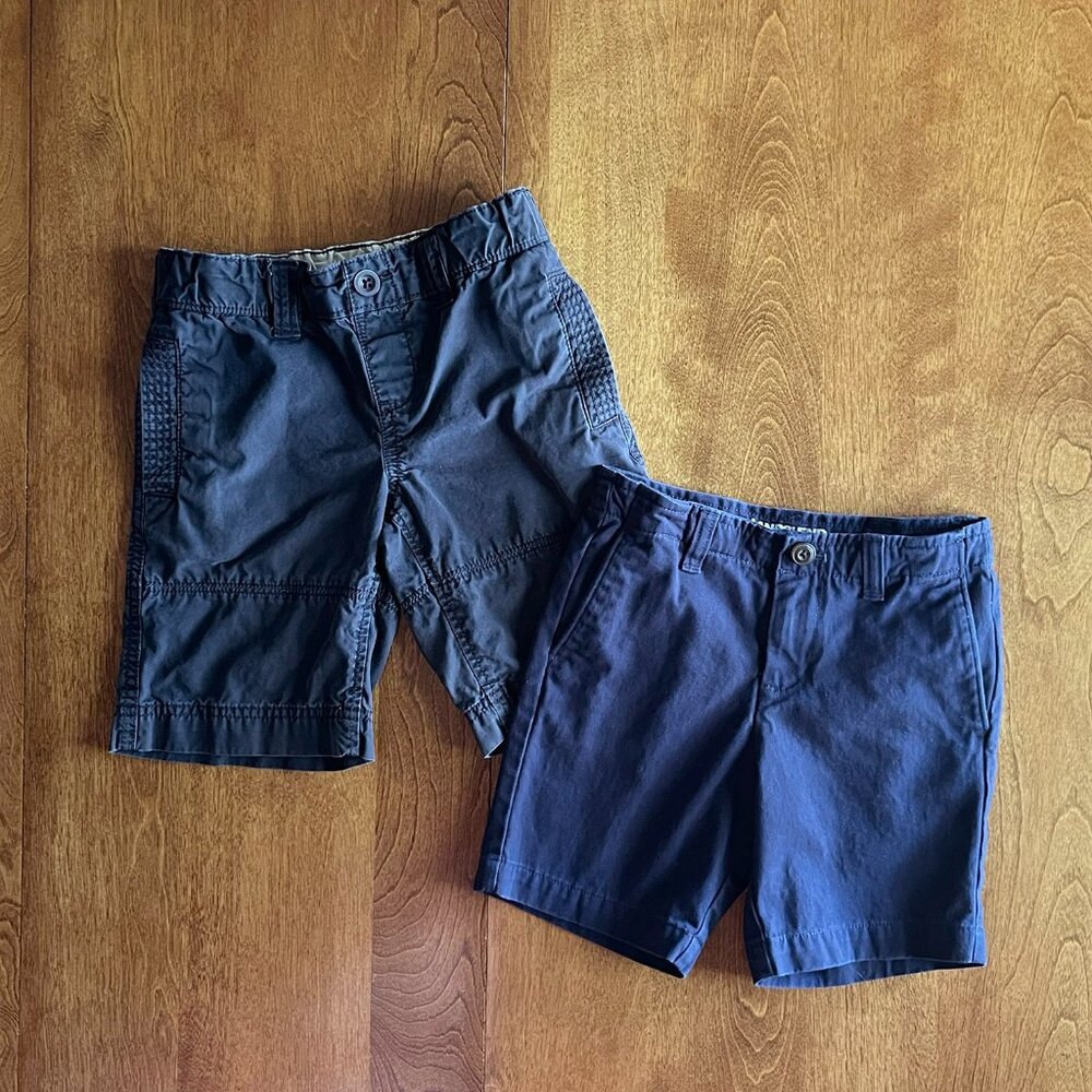 Lands' End navy shorts 5-6